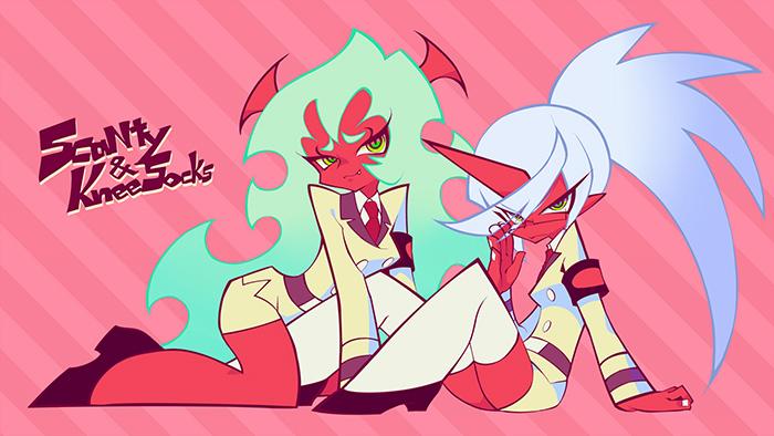 Scanty - Pantyhose with Garterbelt in Anime