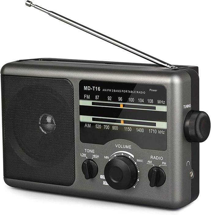 Jazmm AM FM Portable Radio for Camping