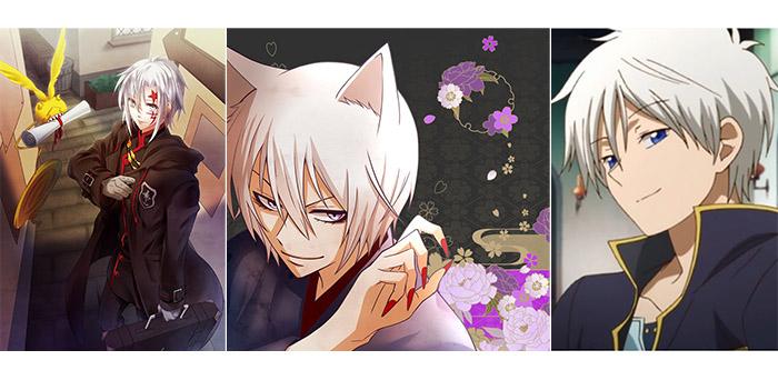 Anime Characters With White Hair Male