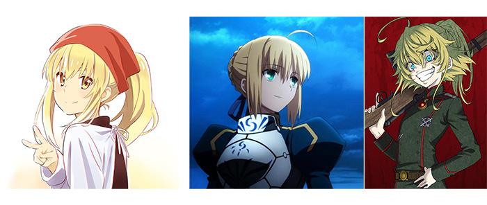 Blond Anime Characters Female