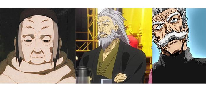 Elderly Anime Characters