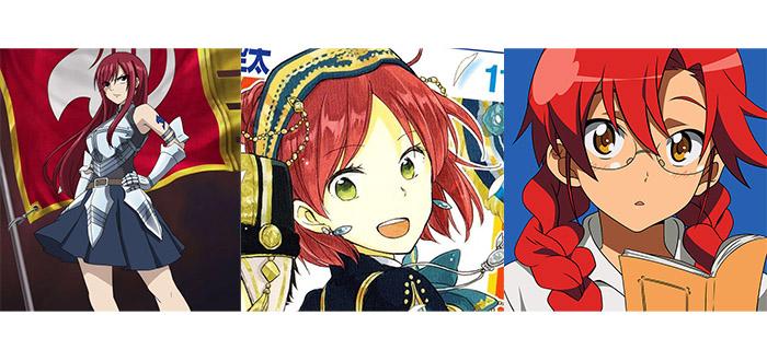 Female Anime Characters With Red Hair