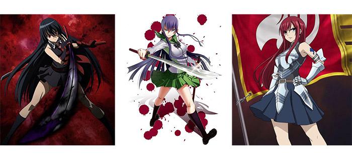 Female Anime Characters With Swords