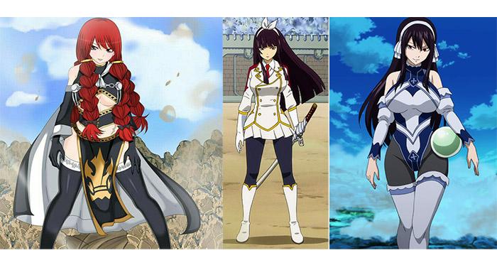 Female Fairy Tail Anime Characters