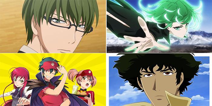 Green Anime Characters