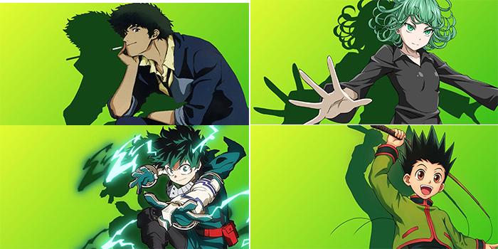 Green Haired Anime Characters