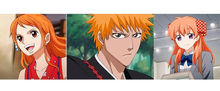 Orange Anime Characters