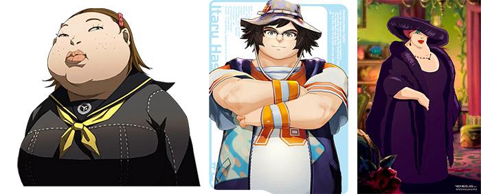 Overweight Anime Characters
