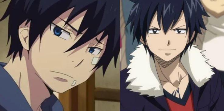 Rin (Blue Exorcist) & Gray (Fairy Tail)