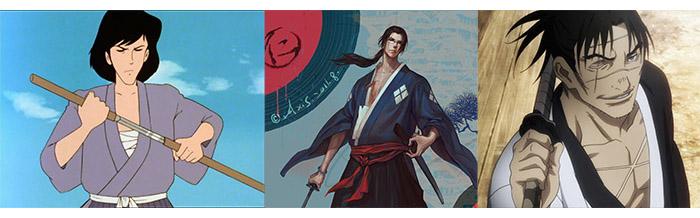 Samurai Anime Characters