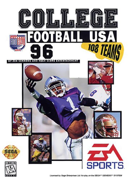 No. 3 College Football '96 (Sega Genesis)