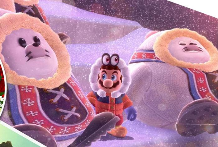Super Mario Odyssey Snow Kingdom