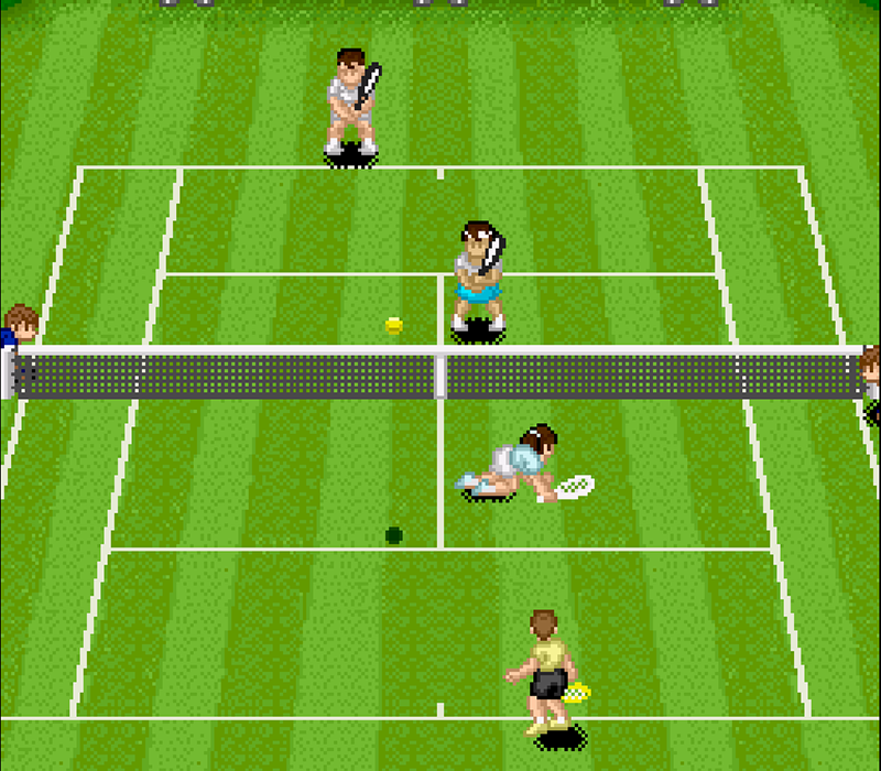 Super Tennis (Nintendo - Tokyo Shoseki, 1991)